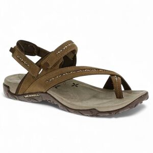 Merrell Womens Terrain Walking Convertible Strappy Sandal Dark Earth